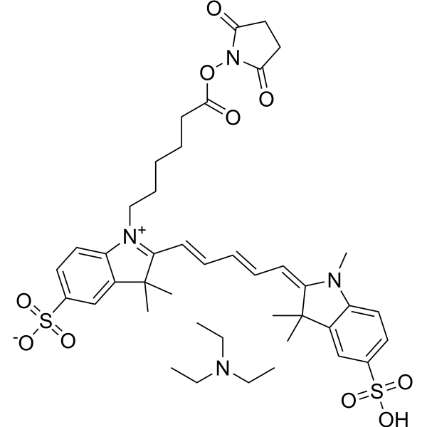 MeCY5-NHS ester triethylamine (Sulfo-Cyanine5 NHS ester triethylamine)